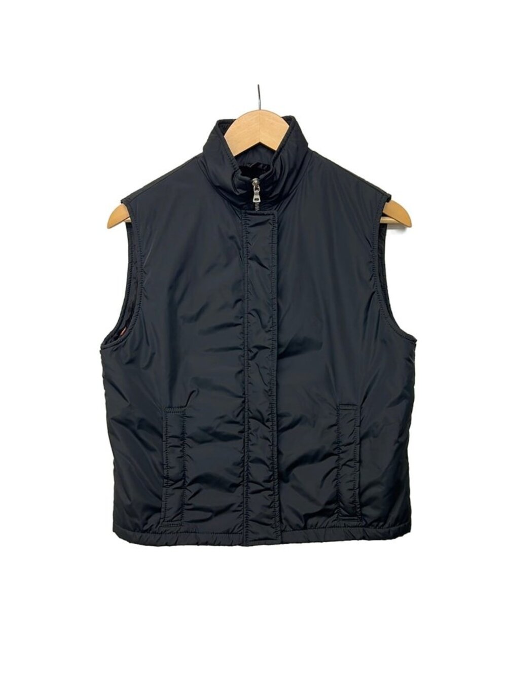 Prada Vest L Black Fur